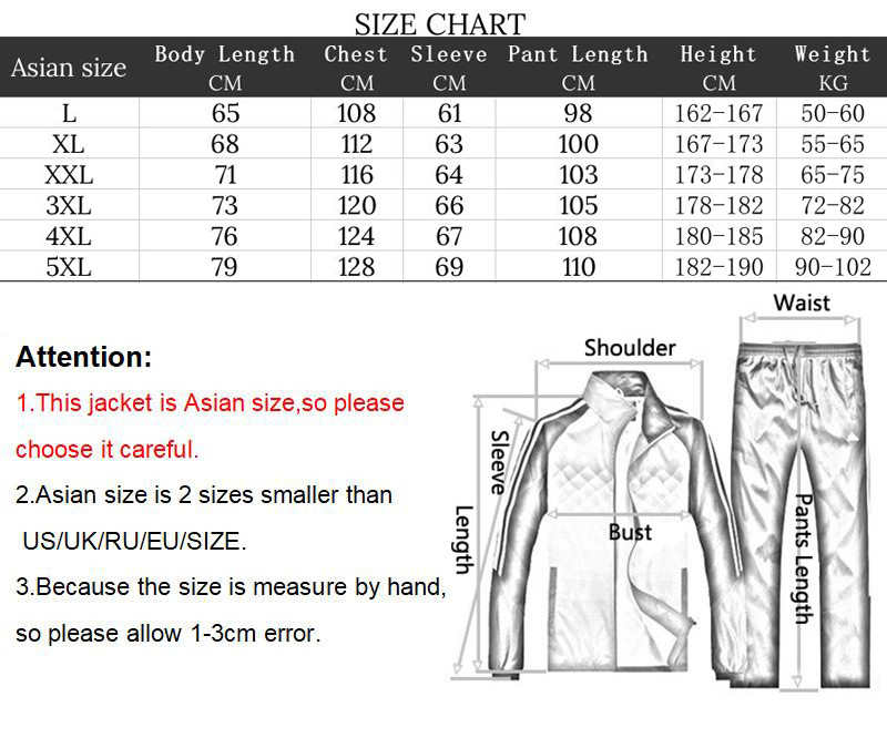 Men's Tracksuits Sportswear Spring Autumn Tracksuit High Quality Sets JacketPant Sweatsuit Male Fashion Print Clothing Size L-5XL 220919