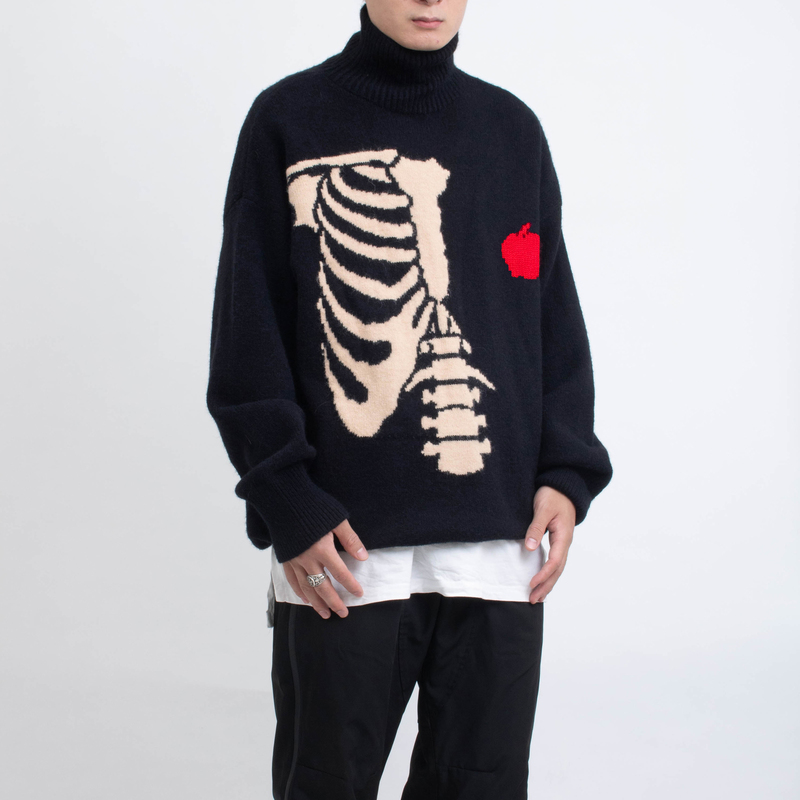 Men's Sweaters Women Turtleneck Sweaters Autumn Winter Korean Pullover Women grunge clothes Long sleeve Tops Y2K Knit Sweater Soft Warm Jumper 22