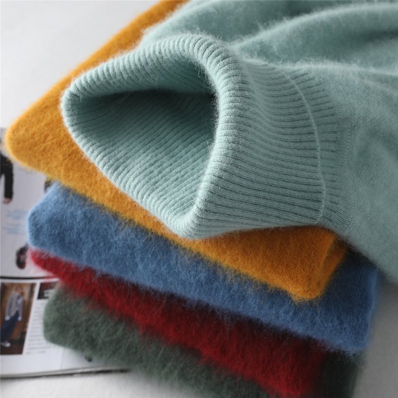 Men's Sweaters Zocept Winter Sweater For Men Fashion Casual Turtleneck Thick Mink Cashmere Sweater Warm Soft Knitted Jumper Tops Men Pullovers 22