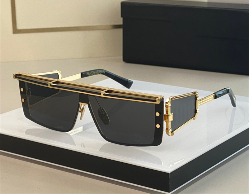 FANCY Luxury fashion show designer 127D sunglasses for mens and women personality metal square shape sun glasses summer avant-garde style Anti-Ultraviolet
FANCY Luxury fashion show designer 127D sunglasses for mens and women personality metal square shape sun glasses summer avant-garde style Anti-Ultraviolet