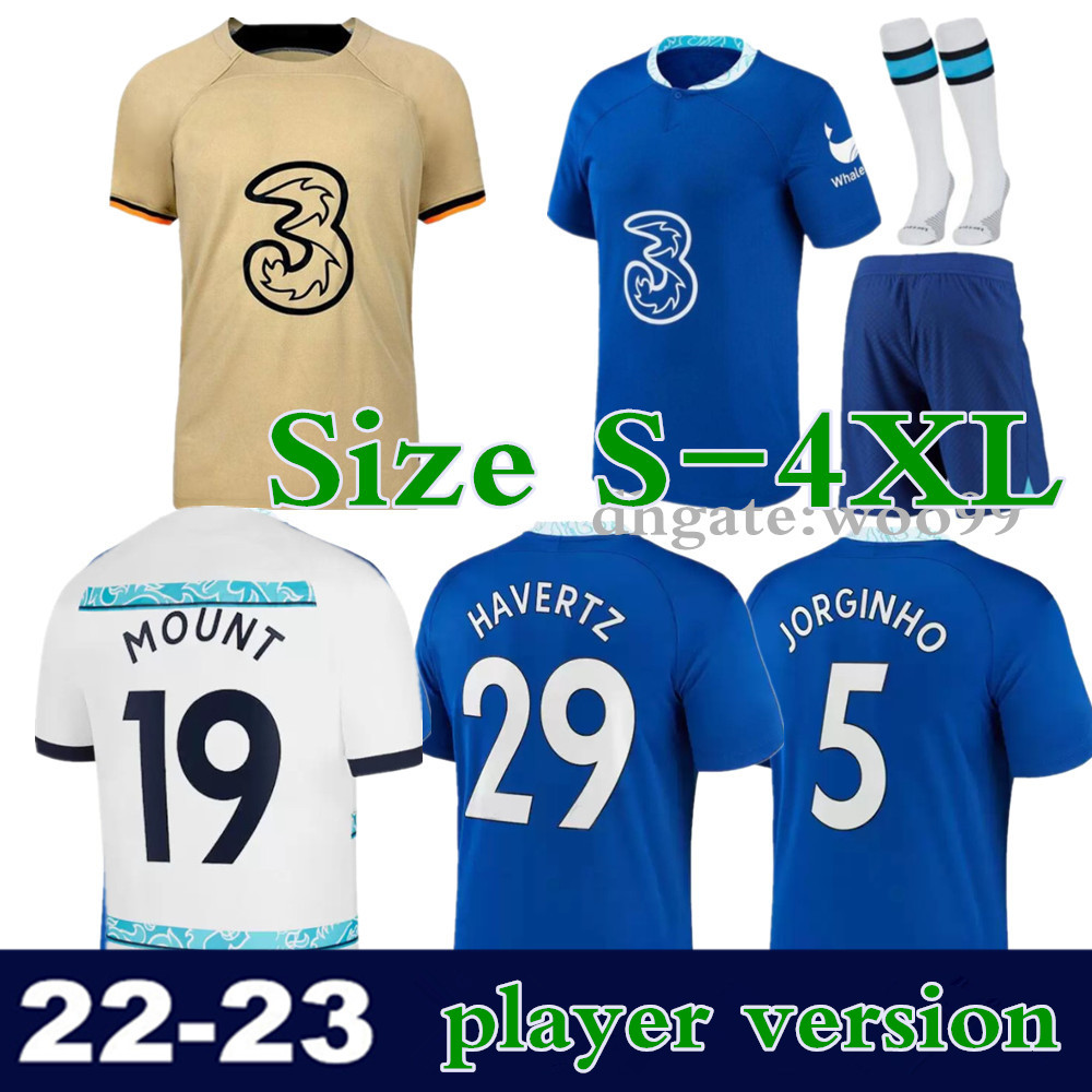 22 23 CFC Player Soccer Jerseys Maillot Foot LUKAKU PULISIC MOUNT HAVERTZ ZIYECH CHILWELL HUDSON ODOI KANTE 2022 2023 football shirts man kids, Player version 
22 23 CFC Player Soccer Jerseys Maillot Foot LUKAKU PULISIC MOUNT HAVERTZ ZIYECH CHILWELL HUDSON ODOI KANTE 2022 2023 football shirts man kids, Player version