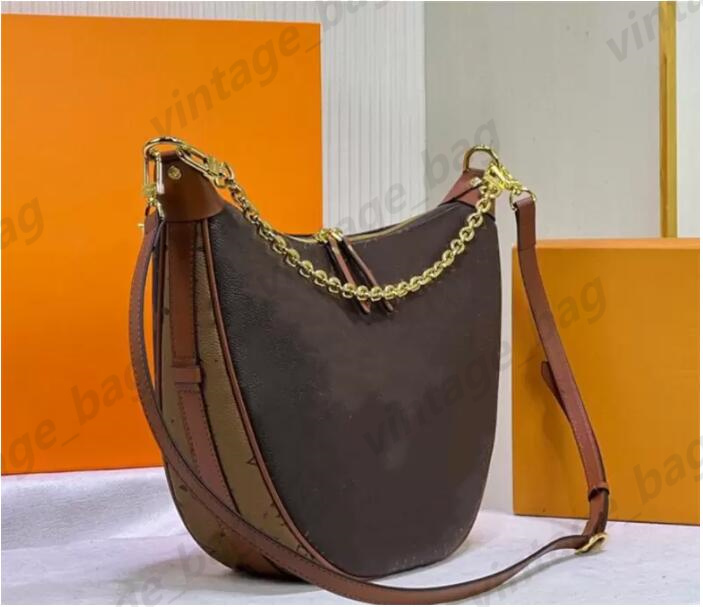 Luxury LOOP Half Moon GM MM Bags Vintage Marel totes Women Desinger Monograms chain handbags Lady Subaxillary bag Shoulder Crossbody Purse M46311
Luxury LOOP Half Moon GM MM Bags Vintage Marel totes Women Desinger Monograms chain handbags Lady Subaxillary bag Shoulder Crossbody Purse M46311