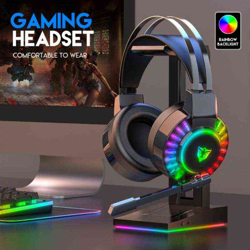 Headsets 3.5mm RGB LED Stereo Bass PC Gamer Headphones With Microphone For PS4 Playstation 5 Xbox Over Wired Gaming Headset Gamer T220916
Headsets 3.5mm RGB LED Stereo Bass PC Gamer Headphones With Microphone For PS4 Playstation 5 Xbox Over Wired Gaming Headset Gamer T220916