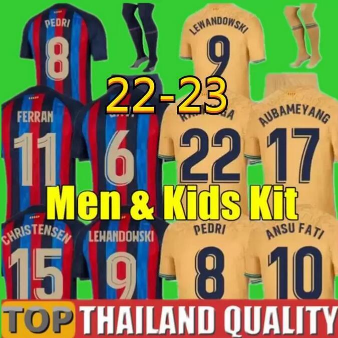22 23 LEWANDOWSKI Kounde Garcia barcelona soccer jersey Dembele FATI FERRAN Sergio home away fans player MEMPHIS PEDRI ADAMA F. DE JONG kit shirt men kids sets socks, 2122 away
22 23 LEWANDOWSKI Kounde Garcia barcelona soccer jersey Dembele FATI FERRAN Sergio home away fans player MEMPHIS PEDRI ADAMA F. DE JONG kit shirt men kids sets socks, 2122 away