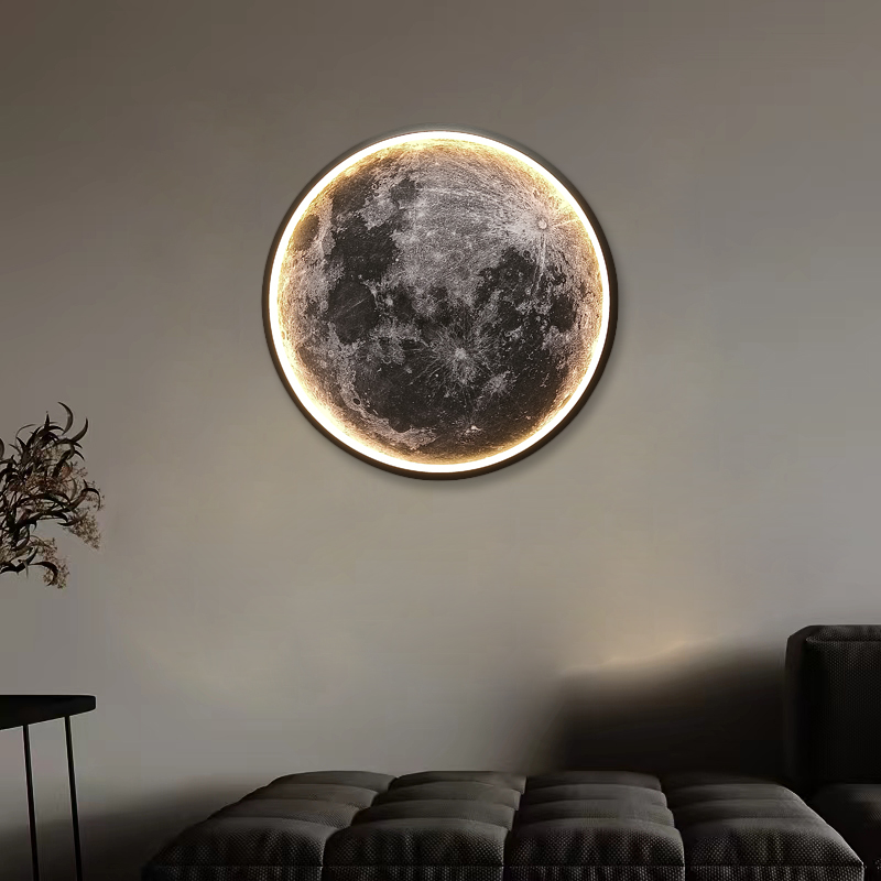Modern LED Wall Lamp Moon Indoor Lighting For Bedroom Hall Room HOME Decor Fixture Lights Lusters Lamps