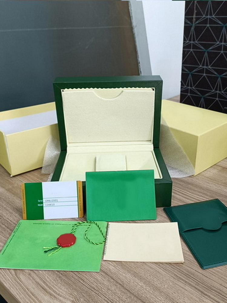 luxury watch Mens Watch Box Cases Original Inner Outer Womans Watches Boxes Men Wristwatch Green Boxs booklet card 126600 126600 126600
luxury watch Mens Watch Box Cases Original Inner Outer Womans Watches Boxes Men Wristwatch Green Boxs booklet card 126600 126600 126600