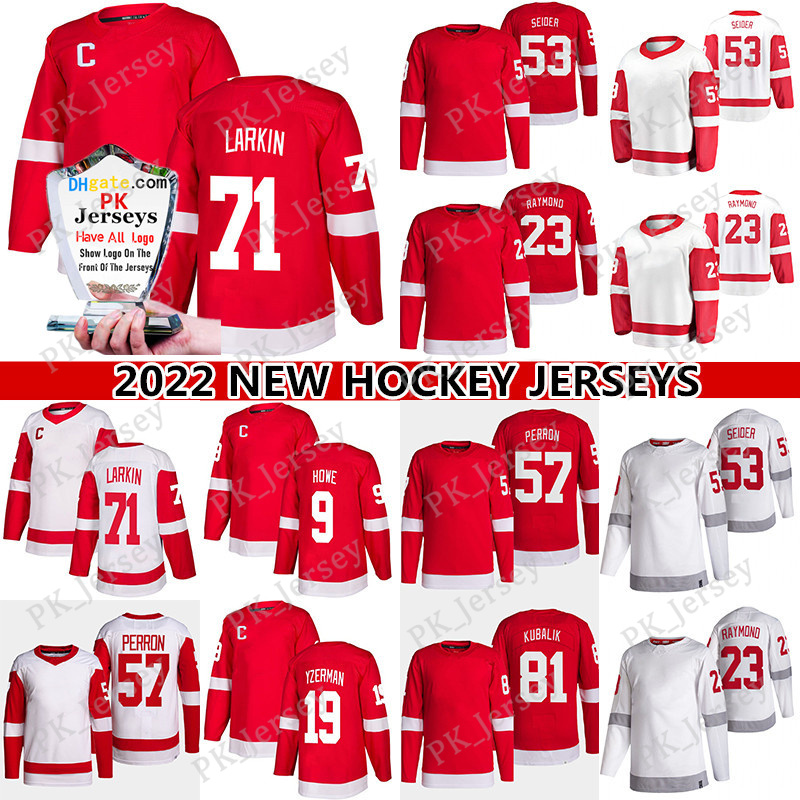 71 Dylan Larkin hockey jersey 53 Moritz Seider 23 Lucas Raymond 57 David Perron 81 Dominik Kubalik 59 Tyler Bertuzzi 19 Steve Yzerman 9 Gordie Howe jerseys, Red
71 Dylan Larkin hockey jersey 53 Moritz Seider 23 Lucas Raymond 57 David Perron 81 Dominik Kubalik 59 Tyler Bertuzzi 19 Steve Yzerman 9 Gordie Howe jerseys, Red