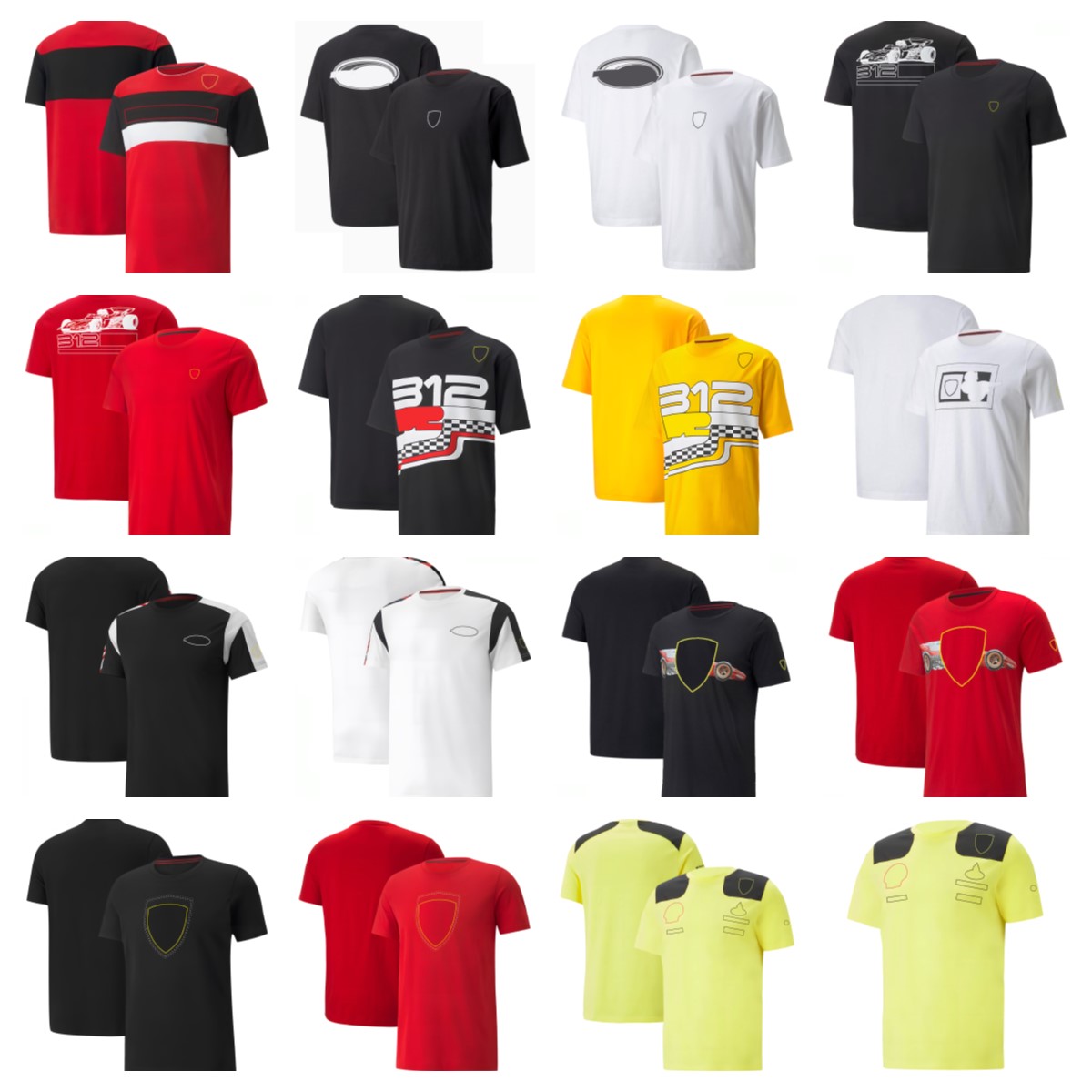 2022 summer F1 team racing suit short-sleeved T-shirt car machine running logo work maintenance clothes custom
2022 summer F1 team racing suit short-sleeved T-shirt car machine running logo work maintenance clothes custom