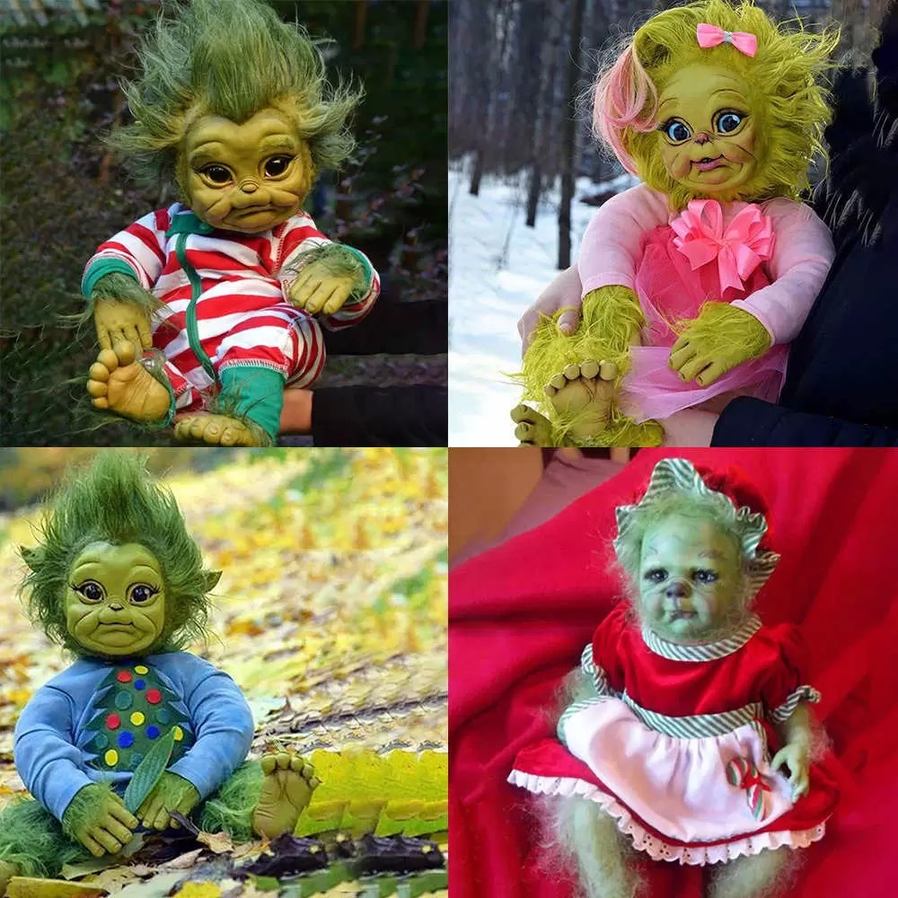 Grinch Reborn Toy Baby Realistic Cartoon Doll Christmas Simualtion Doll Kids Halloween Gifts Stuffed Plush Kid Toys Dropshippin H1
Grinch Reborn Toy Baby Realistic Cartoon Doll Christmas Simualtion Doll Kids Halloween Gifts Stuffed Plush Kid Toys Dropshippin H1