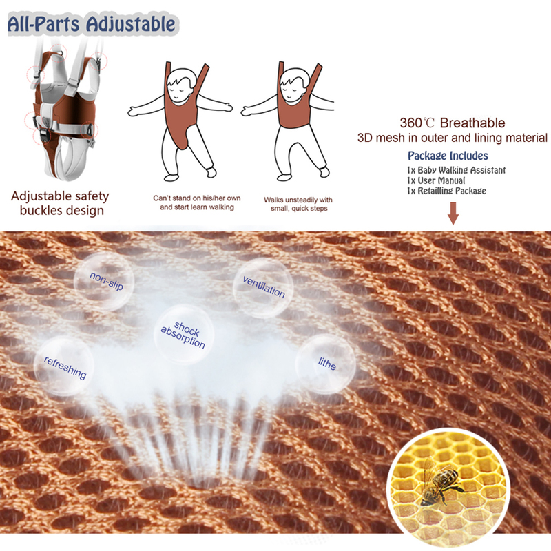 Carriers Slings Backpacks Cartoon Toddlers Harness Belt Baby Walker Stuff Walking Bag Safety Helper Child Leash Kid Keeper Bouncers with Detachable Cr