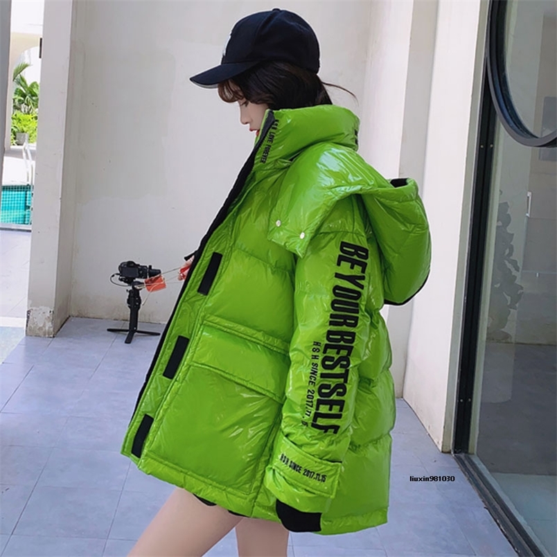 Women' Down Parkas Streetwear Winter Jacket Women Candy Colors Glossy Snow Down Outwear White Duck Down Parkas Female Thicken Warm Coat, Yellow
Women' Down Parkas Streetwear Winter Jacket Women Candy Colors Glossy Snow Down Outwear White Duck Down Parkas Female Thicken Warm Coat, Yellow