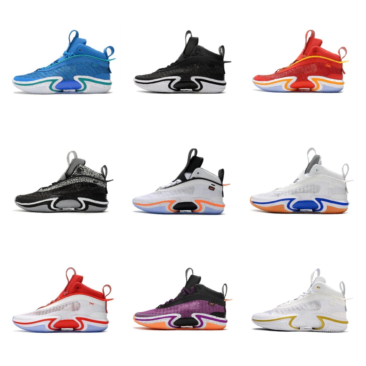 Womens jumpman 36 xxxvi aj36 basketball shoes kids 36s USA Navy Red White Black Bred Purple Oreo Grey Gold Blue BHM sneakers boots, 1#
Womens jumpman 36 xxxvi aj36 basketball shoes kids 36s USA Navy Red White Black Bred Purple Oreo Grey Gold Blue BHM sneakers boots, 1#