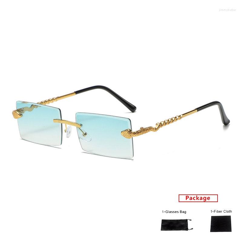 Sunglasses Mimiyou Rimless Square Women Vintage Snake Shape Men Cool Fashion Glasses Brand UV400 Eyeglasses Shades
Sunglasses Mimiyou Rimless Square Women Vintage Snake Shape Men Cool Fashion Glasses Brand UV400 Eyeglasses Shades