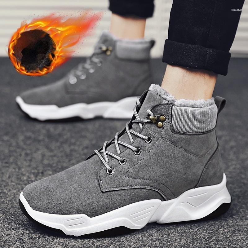 Boots Cotton Shoes Winter Snow Plush Warm Lace Up Men High Top Fashion Platform Male Sneakers Zapatos De Hombre, Black
Boots Cotton Shoes Winter Snow Plush Warm Lace Up Men High Top Fashion Platform Male Sneakers Zapatos De Hombre, Black