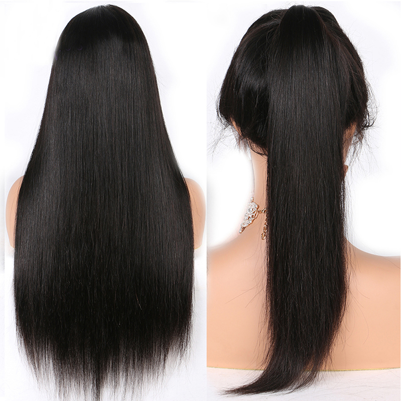 Lace Wigs Svipwig Natural Straight Synthetic Front Smooth Black Frontal Wig For Women Heat Resistant Glueless Daily 220919