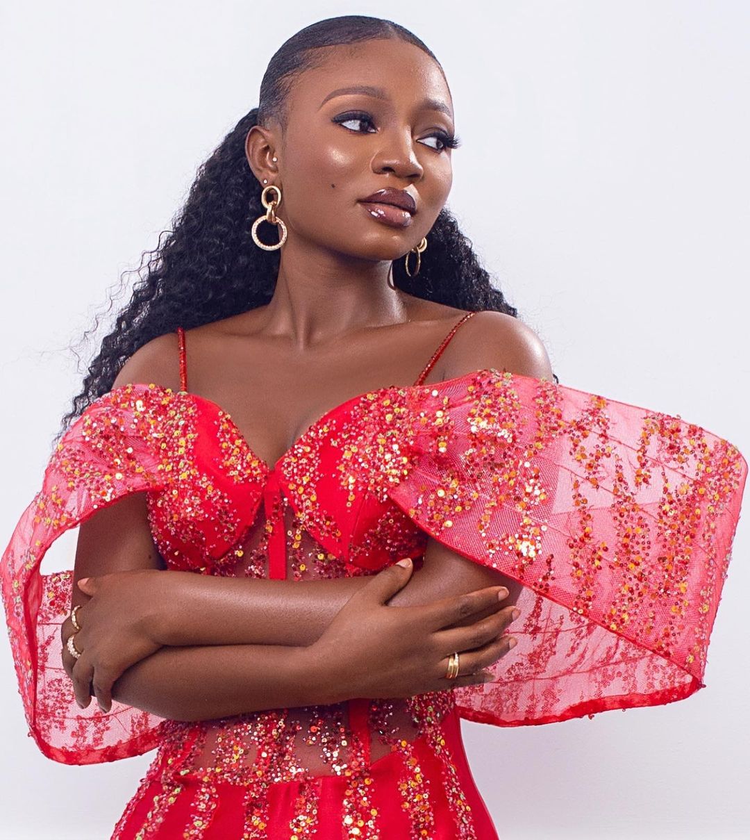 arabic aso ebi red mermaid prom dresses sequined beaded evening formal party second reception birthday engagement bridesmaid gowns dress zj111