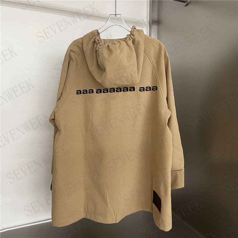 Letter Print Hooded Trench Coats For Women Cross Straps Pullover Hoodies Fashion Ladies Long Style Windbreaker, Khaki
Letter Print Hooded Trench Coats For Women Cross Straps Pullover Hoodies Fashion Ladies Long Style Windbreaker, Khaki