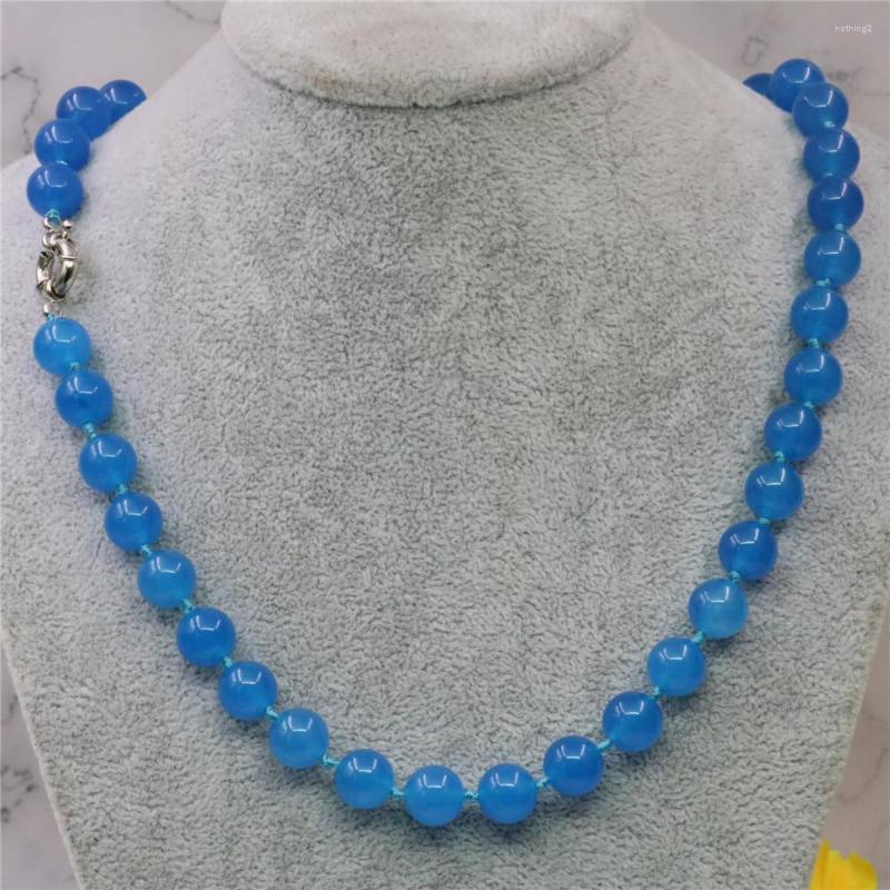 Pendants Bohemia Style Natural Stone Sky Blue Jades Round Beads 8/10/12mm Women's Necklace Jewelry Accessories Rope Chain 18inch Y754
Pendants Bohemia Style Natural Stone Sky Blue Jades Round Beads 8/10/12mm Women's Necklace Jewelry Accessories Rope Chain 18inch Y754