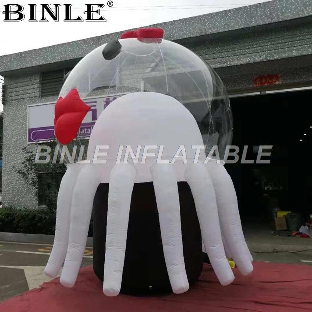 5mH Giant Inflatable Octopus animal Cartoon Characters for stage decoration event parade music festival