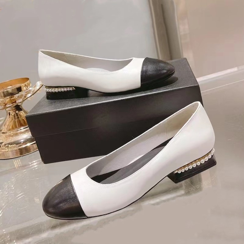 New Shoes For Women Genuine Leather 2.5cm Low heel Rough follow Spring Autumn Luxury Designer Female Shoes Pumps Footwear size35-40, Customizebox
New Shoes For Women Genuine Leather 2.5cm Low heel Rough follow Spring Autumn Luxury Designer Female Shoes Pumps Footwear size35-40, Customizebox