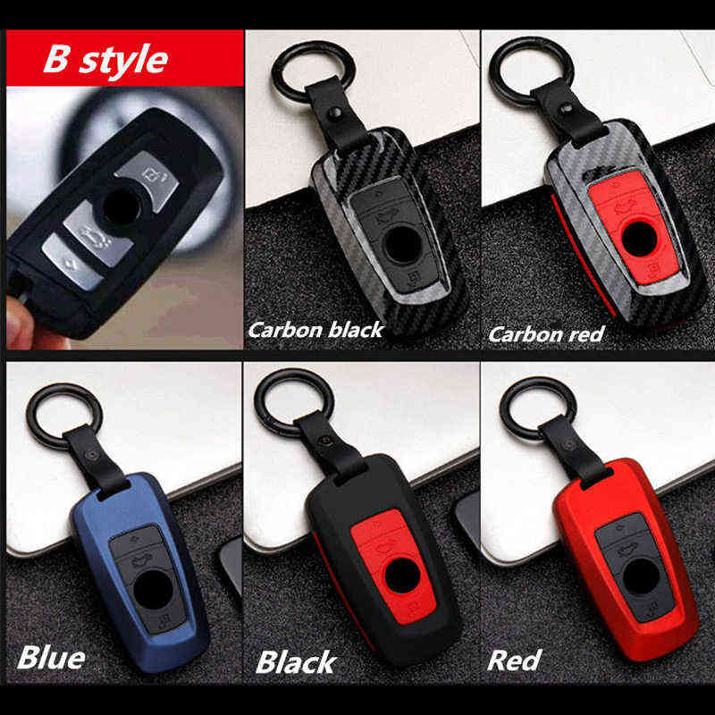 Fashion ABS bon fiber Car Remote Key Case Cover For BMW 1 2 3 4 5 6 7 Series X1 X3 X4 X5 X6 F30 F34 F10 F07 F20 G30 F15 F16 0919