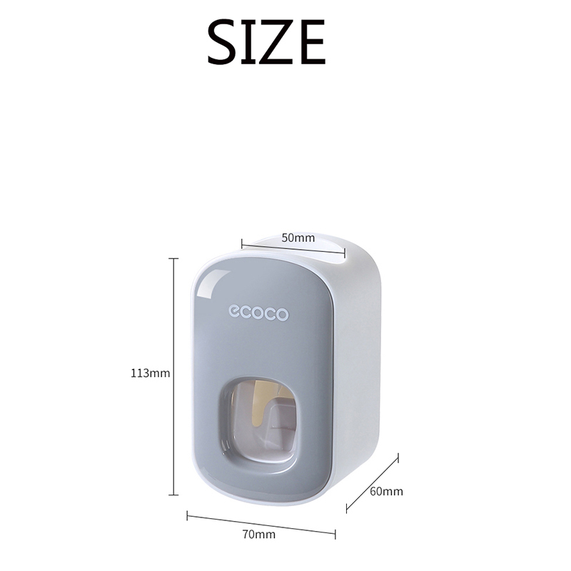 Toothbrush Holders Wall Mount Automatic Toothpaste Dispenser Bathroom Accessories Set Squeezer Holder Tool 220919