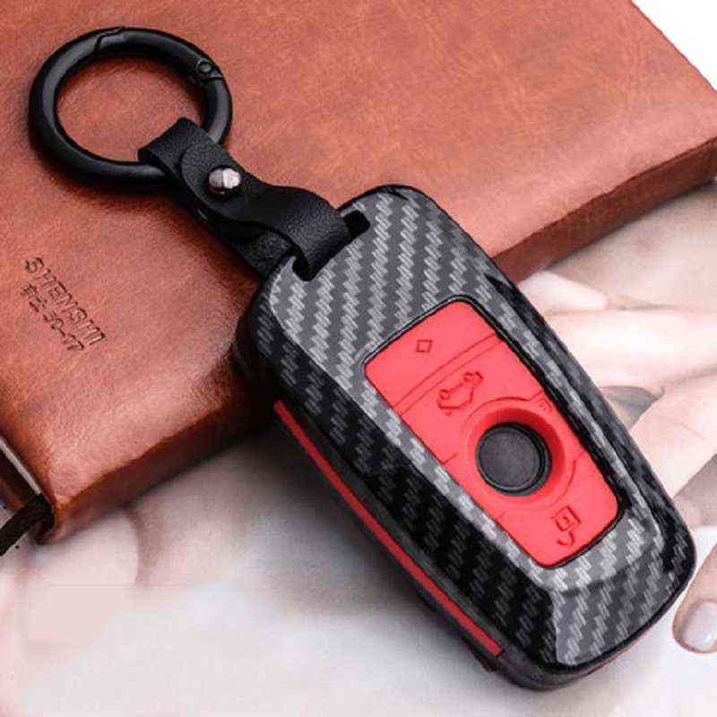 Fashion ABS bon fiber Car Remote Key Case Cover For BMW 1 2 3 4 5 6 7 Series X1 X3 X4 X5 X6 F30 F34 F10 F07 F20 G30 F15 F16 0919