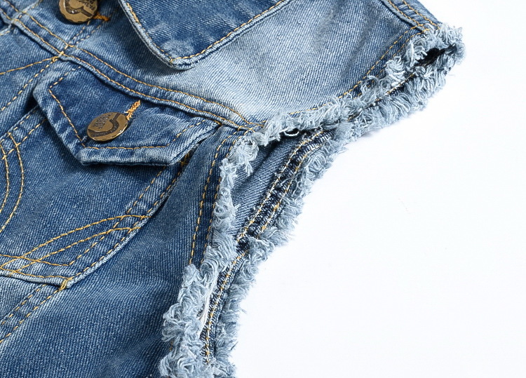 Men's Vests Men Denim Vest Men's Jacket Sleeveless Casual Waistcoat Men Spring Jean Coat Ripped Slim Fit Male Jacket Cowboy Gilet Homme 6XL 