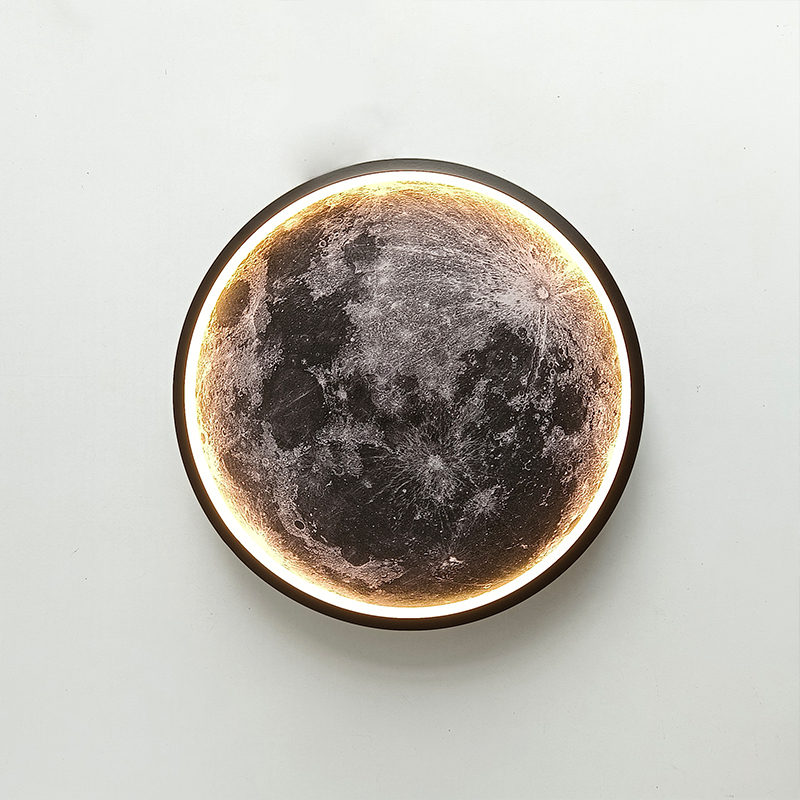 Modern LED Wall Lamp Moon Indoor Lighting For Bedroom Hall Room HOME Decor Fixture Lights Lusters Lamps