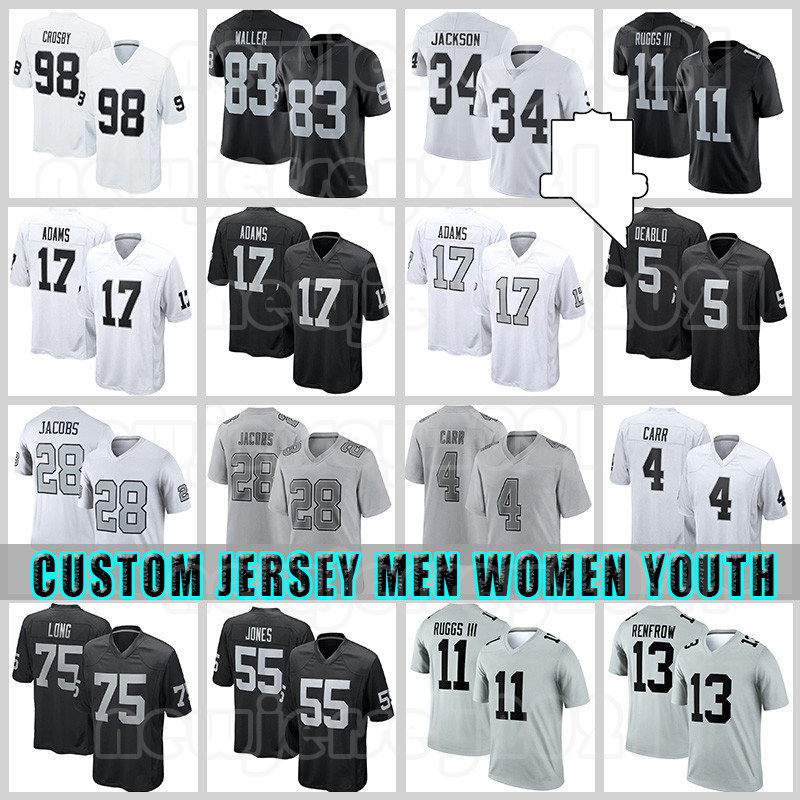 83 Darren Waller Football 98 Maxx Crosby Jerseys 28 Josh Jacobs 17 Davante Adams Derek Carr Hunter Renfrow Johnathan Abram Chandler Jones Denzel Perryman Zamir White, Custom mens+patch (tuxizhe)
83 Darren Waller Football 98 Maxx Crosby Jerseys 28 Josh Jacobs 17 Davante Adams Derek Carr Hunter Renfrow Johnathan Abram Chandler Jones Denzel Perryman Zamir White, Custom mens+patch (tuxizhe)
