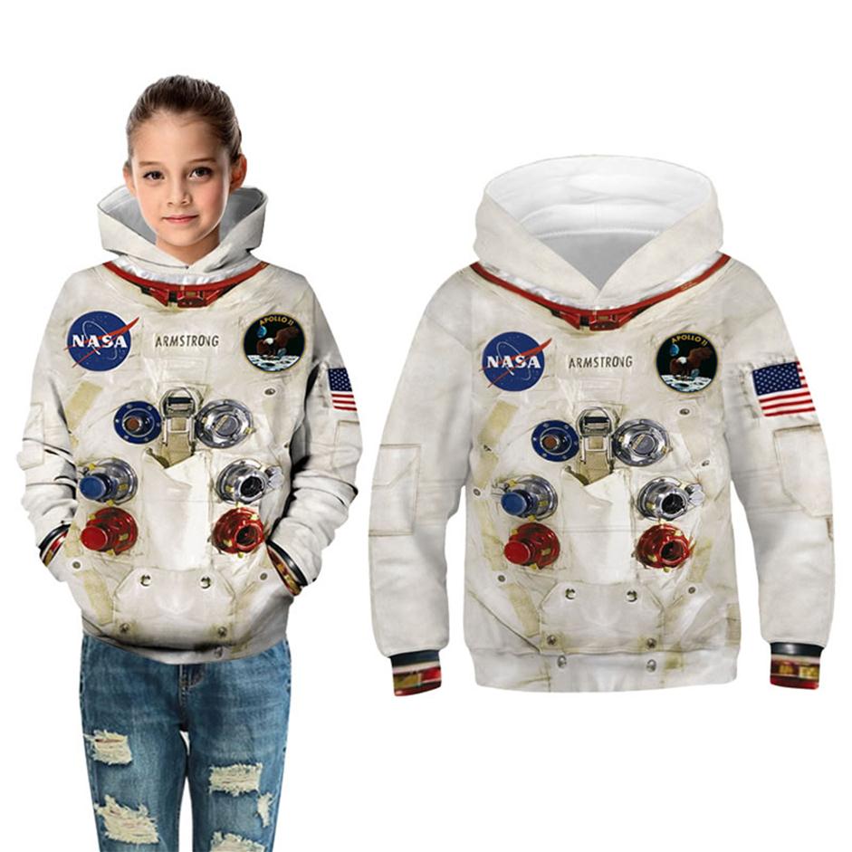 Fall Winter Space NASA Astronaut 3D Hoodies For Big Boy Girl Sweatshirt Fashion Children Print Hooded Outerwear Kid Casual Top Clothes2640, White
Fall Winter Space NASA Astronaut 3D Hoodies For Big Boy Girl Sweatshirt Fashion Children Print Hooded Outerwear Kid Casual Top Clothes2640, White