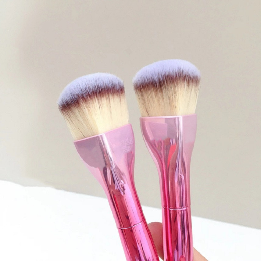 Love Beauty Fully Foundation Makeup Brush - Pink Heart-shaped Flawless Foundation Cream Cosmetics Beauty Tools
