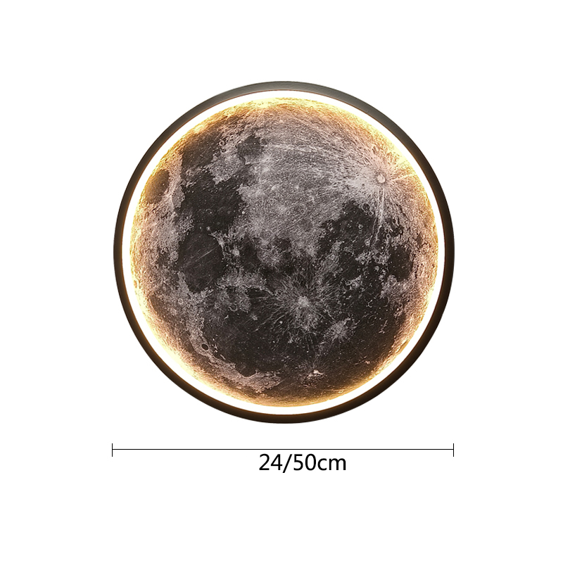 Modern LED Wall Lamp Moon Indoor Lighting For Bedroom Hall Room HOME Decor Fixture Lights Lusters Lamps