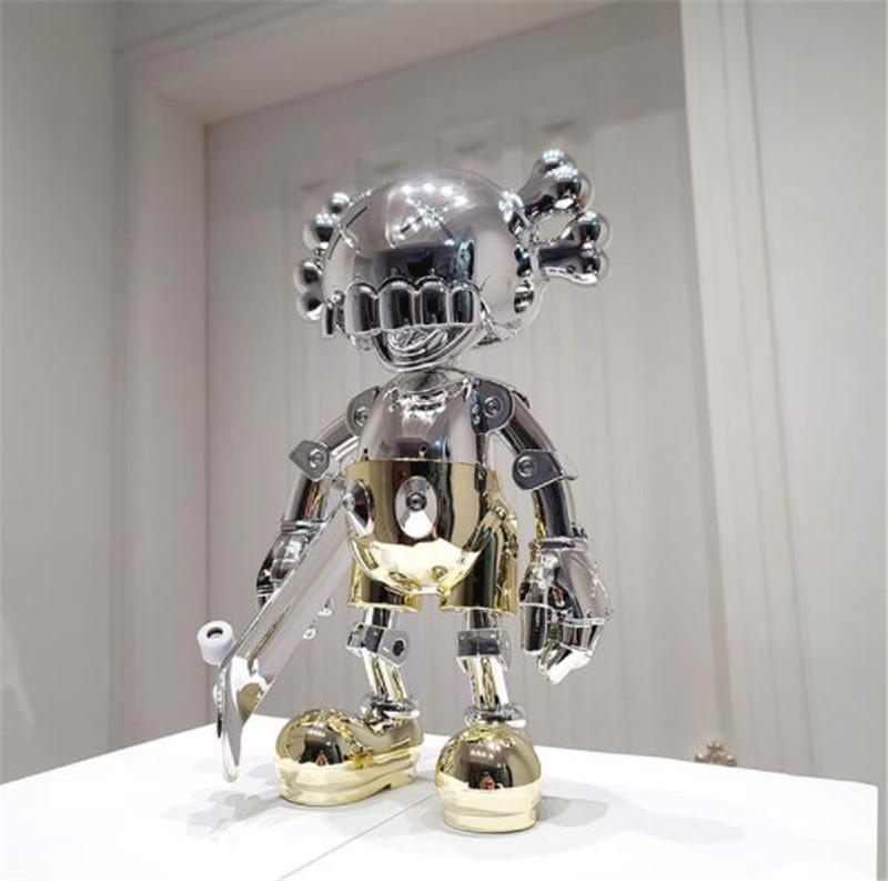 Hot-selling 2KG 33CM The No Future companion Electroplating Vinyl Figures With the skateboard Arts model decorations toys
Hot-selling 2KG 33CM The No Future companion Electroplating Vinyl Figures With the skateboard Arts model decorations toys