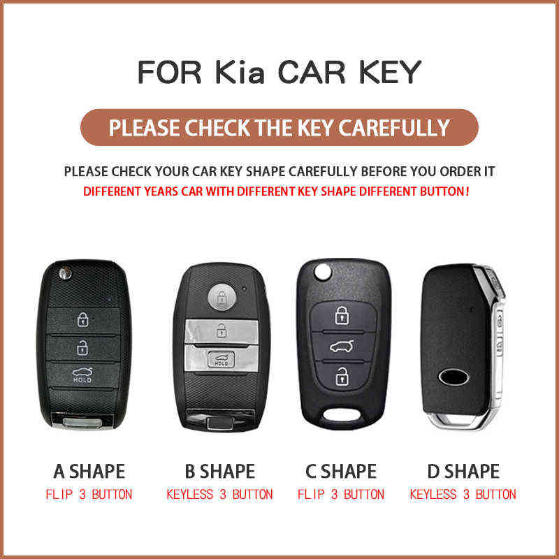 Key Case Cover for Kia K2 KX Rio Sorento K4 Cerato Forte Picanto Stonic Niro Morning Elantra Verna Sportage K5 Optima Ceed 0919