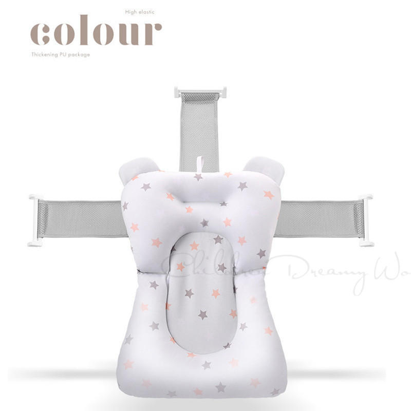 Non-Slip Bath Mats Baby tub Cushion Foldable Seat Support Pad born tub Chair Infant Anti-Slip Soft Comfort Body Mat 220919