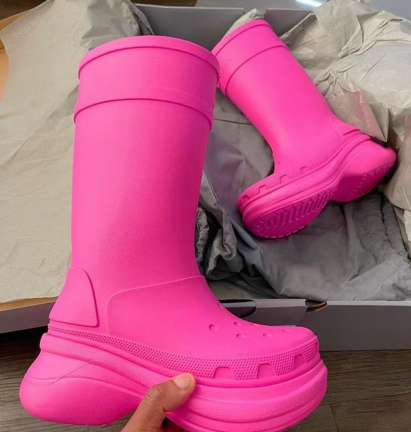 22ss Top designer CROSS rain boots rubber round head luxury waterproof jointly size 35-43, Grey
22ss Top designer CROSS rain boots rubber round head luxury waterproof jointly size 35-43, Grey