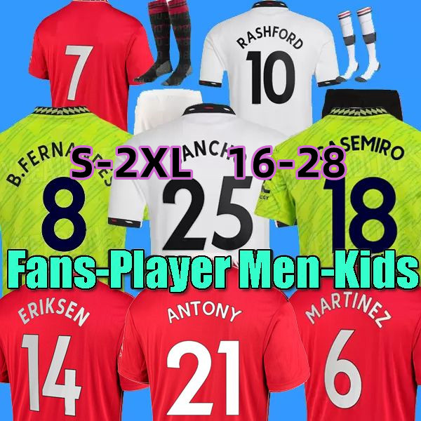 22 23 CASEMIRO ANTONY SANCHO soccer jerseys PLAYER Fans Player version WOMEN MANS UTDS FERNANDES MANCHESTERS SHEW RASHFORD football top shirt 2022 2023 kids kit set, Bag
22 23 CASEMIRO ANTONY SANCHO soccer jerseys PLAYER Fans Player version WOMEN MANS UTDS FERNANDES MANCHESTERS SHEW RASHFORD football top shirt 2022 2023 kids kit set, Bag