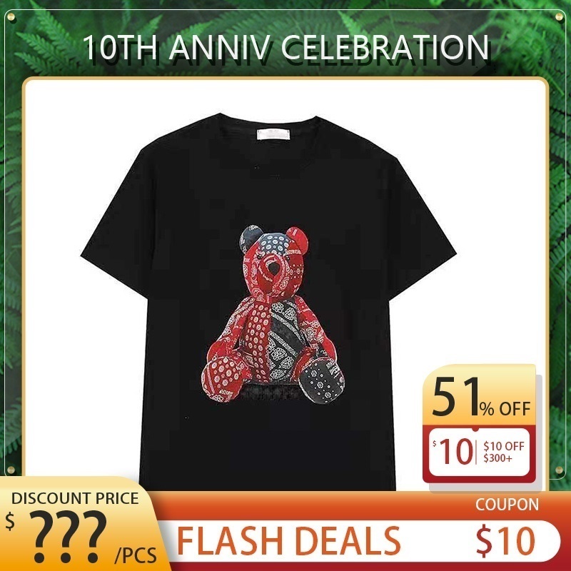 M-5XL Mens T Shirts Designer Men Women t Shirt Fashion V4 tshirt With Bear Printing, Style-1-white
M-5XL Mens T Shirts Designer Men Women t Shirt Fashion V4 tshirt With Bear Printing, Style-1-white