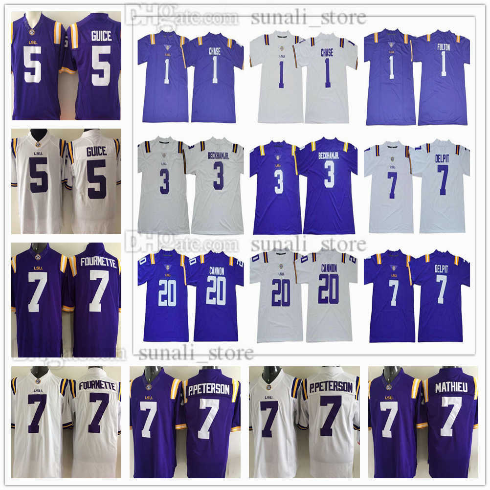 LSU Tigers College 1 JaMarr Chase Jerseys Kristian Fulton 3 Odell Beckham Jr 5 Derrius Guice 7 Grant Delpit Leonard Fournette Patrick Peterson Tryann Mathieu Cannon, Brown
LSU Tigers College 1 JaMarr Chase Jerseys Kristian Fulton 3 Odell Beckham Jr 5 Derrius Guice 7 Grant Delpit Leonard Fournette Patrick Peterson Tryann Mathieu Cannon, Brown
