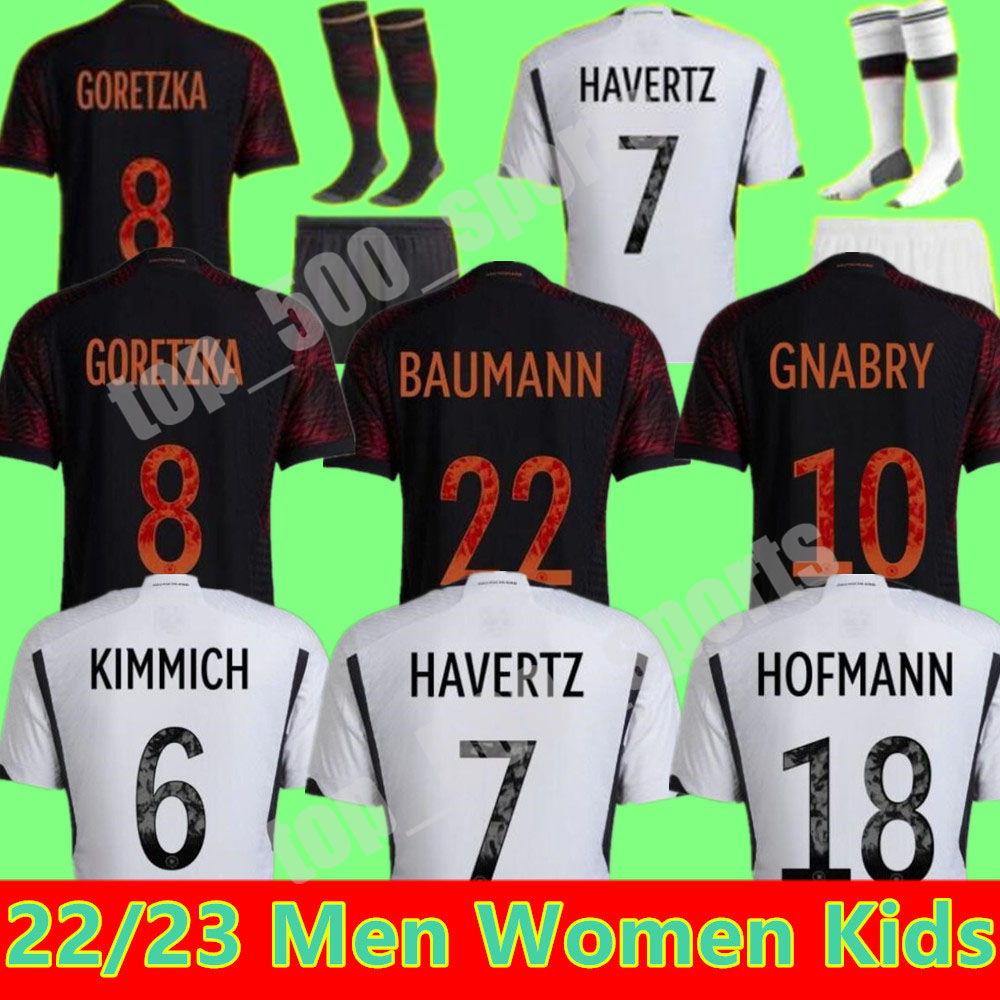2022 Soccer Jerseys GermanyS home away HUMMELS KROOS WERNER MULLER Football shirt GOTZE SANEA KHEDIRA REUS German 22 23 mens Women kids kit uniform, Home player version+world cup adult
2022 Soccer Jerseys GermanyS home away HUMMELS KROOS WERNER MULLER Football shirt GOTZE SANEA KHEDIRA REUS German 22 23 mens Women kids kit uniform, Home player version+world cup adult