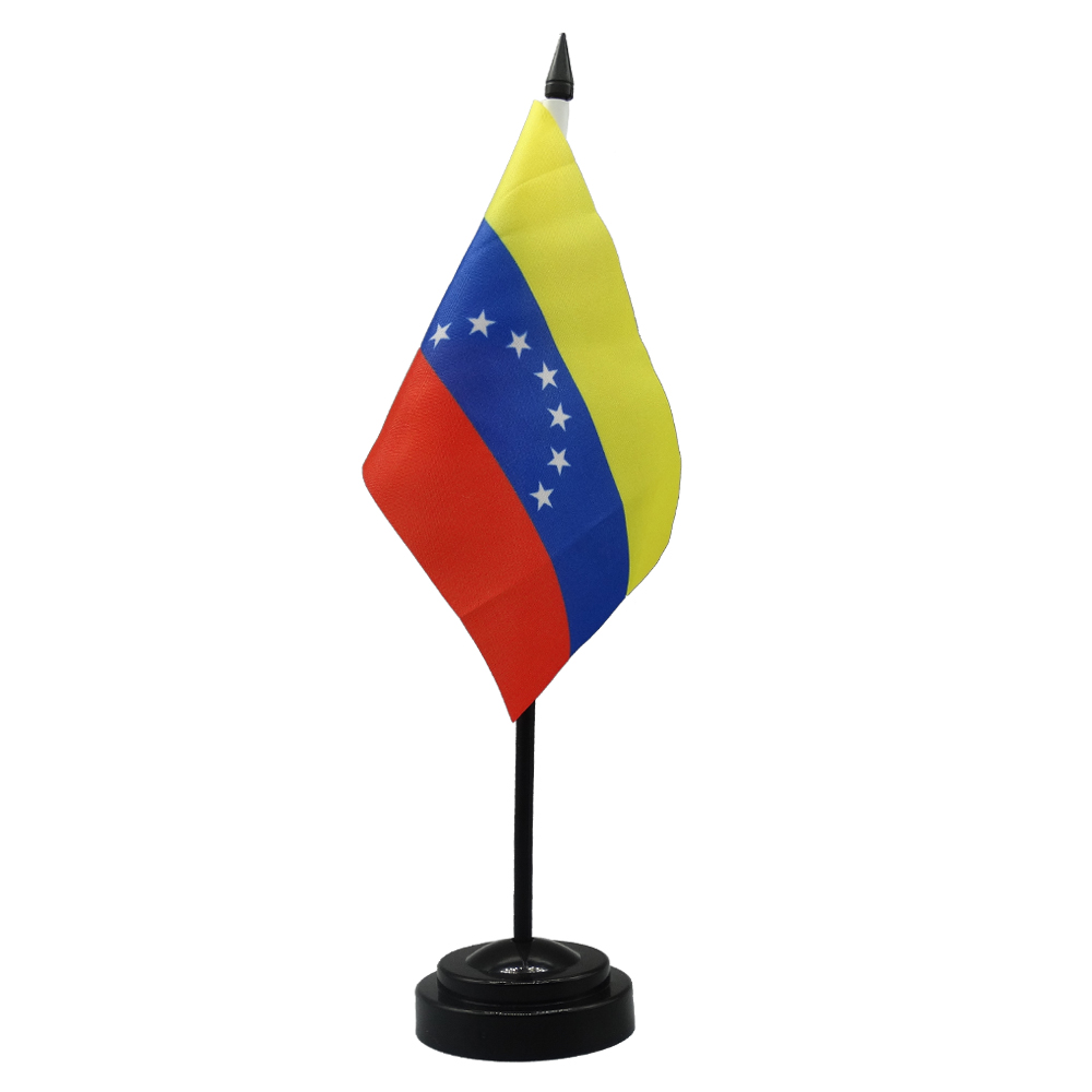 Venezuela Desk Flag 14x21cm Small Mini Venezuelan Office Table Flags with Stand Base for Home Office Decoration
Venezuela Desk Flag 14x21cm Small Mini Venezuelan Office Table Flags with Stand Base for Home Office Decoration