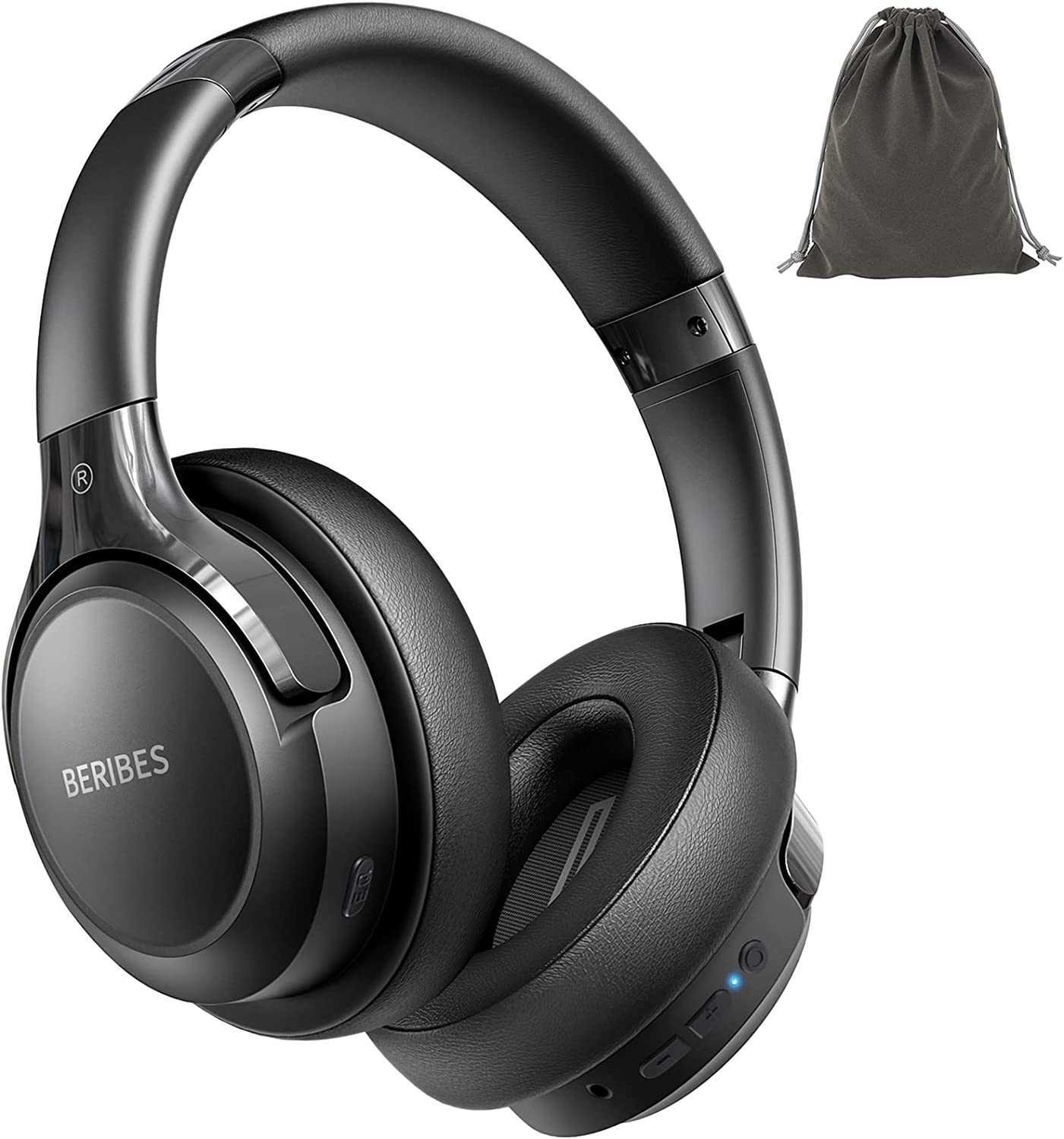 BERIBES Bluetooth Headphones Over Ear 65h Headphones Wireless Bluetooth with 3 EQ Modes HiFi Stereo Built-in Microphone Foldable, Schwarz
BERIBES Bluetooth Headphones Over Ear 65h Headphones Wireless Bluetooth with 3 EQ Modes HiFi Stereo Built-in Microphone Foldable, Schwarz