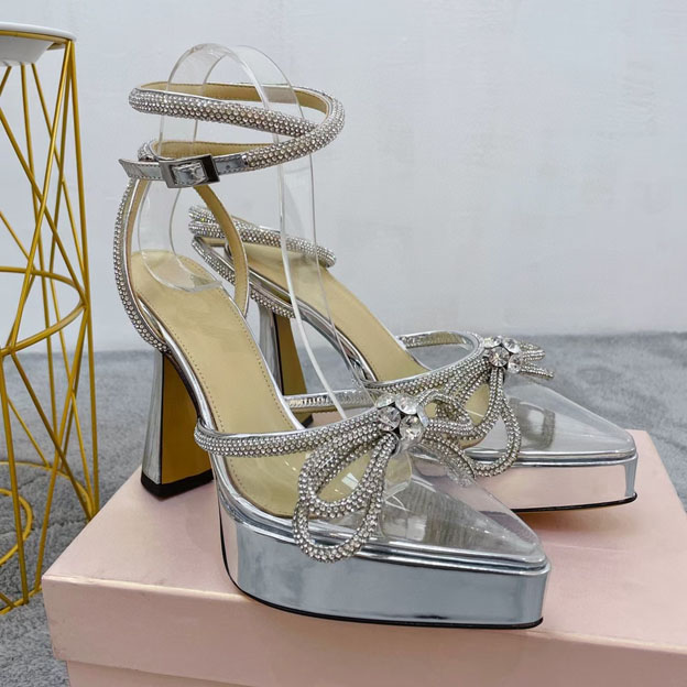 Mach Glitter Bowties Dress Shoes Pumps Crystal Embellished rhinestone Evening shoes spool Heels sandals women heeled Luxury ankle strap factory footwear, Box
Mach Glitter Bowties Dress Shoes Pumps Crystal Embellished rhinestone Evening shoes spool Heels sandals women heeled Luxury ankle strap factory footwear, Box