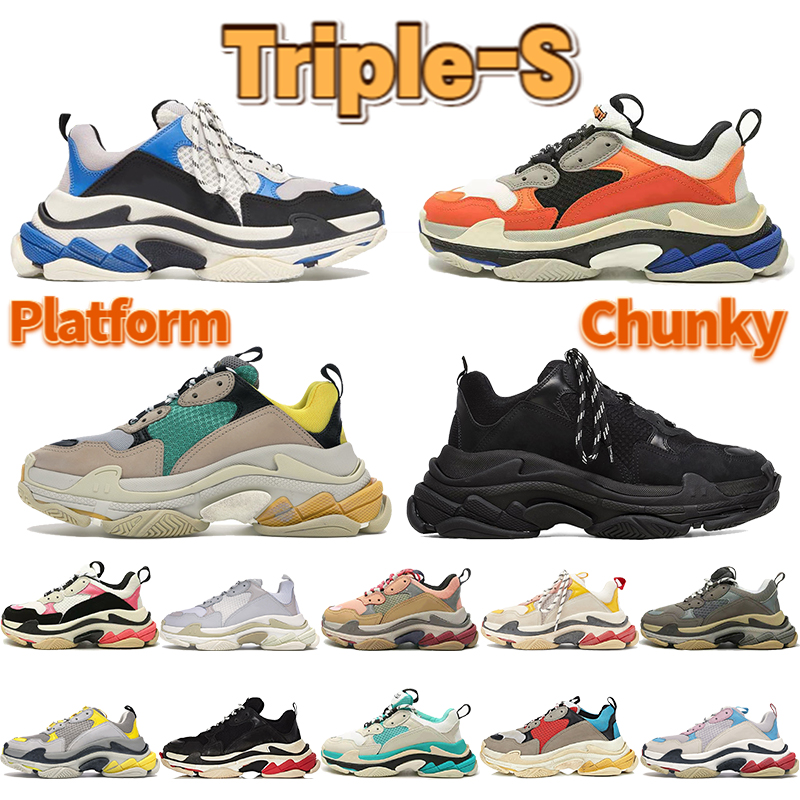 Triple S Chunky Casual Shoes Black White Metal Grey Platform Sneaker Beige Green Yellow Light Blue Cream Yellow Red Height Increase Men Women Dad Shoe, 20 us dollars for box
Triple S Chunky Casual Shoes Black White Metal Grey Platform Sneaker Beige Green Yellow Light Blue Cream Yellow Red Height Increase Men Women Dad Shoe, 20 us dollars for box