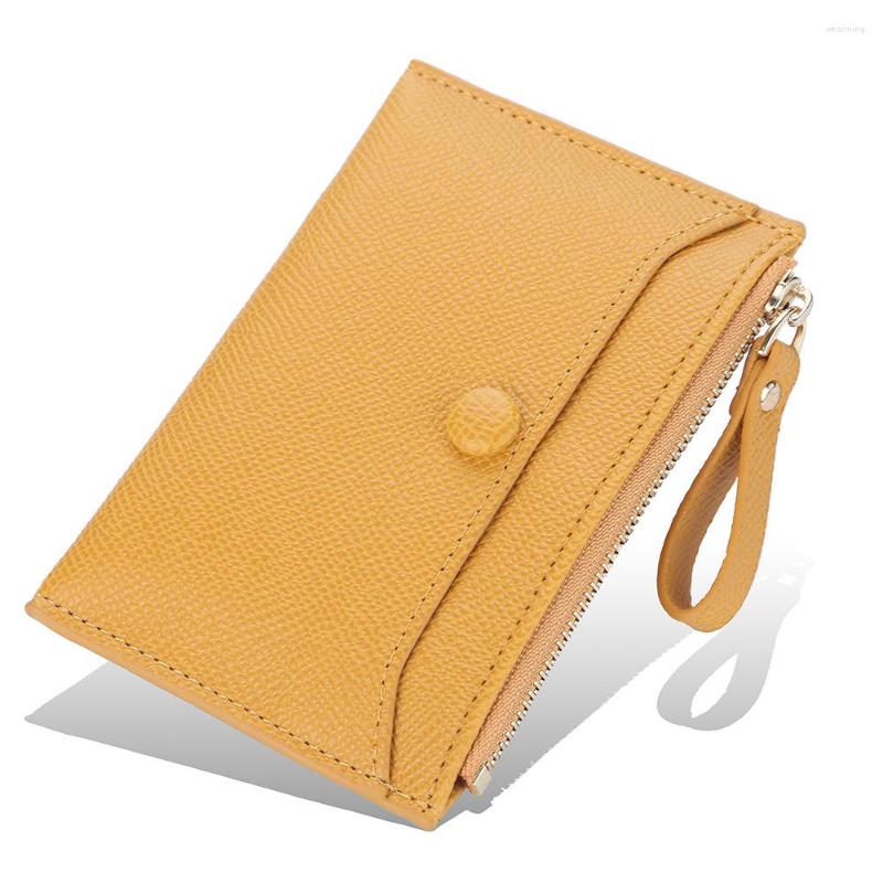 Wallets Leather Women's Wallet Female Fashion Short Hasp Money Bag Zipper Coin Pocket Student Simple Multi-card Slim Solid Mini Purse, Brown
Wallets Leather Women's Wallet Female Fashion Short Hasp Money Bag Zipper Coin Pocket Student Simple Multi-card Slim Solid Mini Purse, Brown