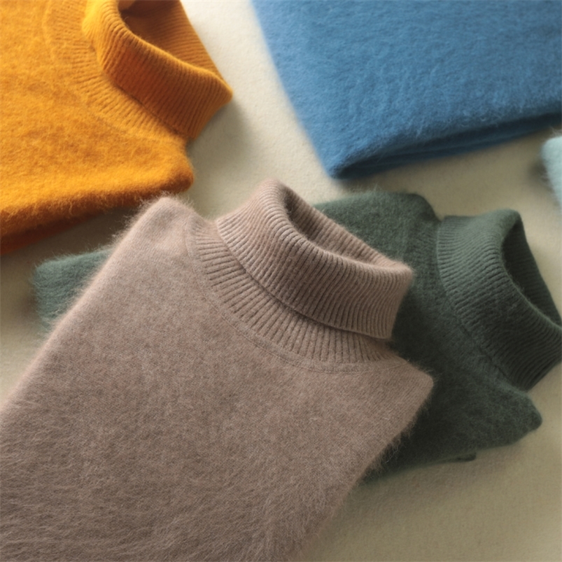 Men's Sweaters Men's100 pure Mink Cashmere Sweaters Soft Warm Turtleneck Casual Pullovers Winter Long Sleeve High Quanlity Tops 17Colors Jump 220919, Shahong
Men's Sweaters Men's100 pure Mink Cashmere Sweaters Soft Warm Turtleneck Casual Pullovers Winter Long Sleeve High Quanlity Tops 17Colors Jump 220919, Shahong