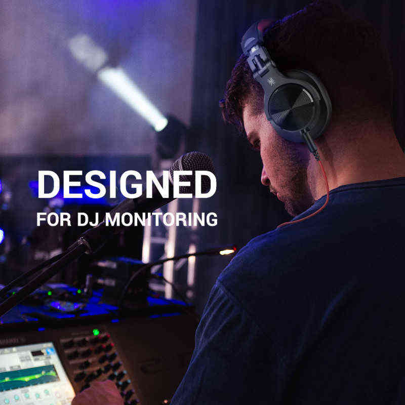 Headsets Oneodio A71 Wired Over Ear Headphone With Mic Studio DJ Headphones Professional Monitor Recording Mixing Headset For Gami