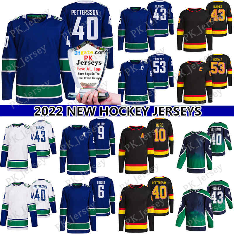 40 Elias Pettersson hockey jersey 43 Quinn Hughes 6 Brock Boeser 53 Bo Horvat 10 Pavel Bure 9 J.T. Miller 23 Oliver Ekman-Larsson Reverse Retro jerseys, Blue
40 Elias Pettersson hockey jersey 43 Quinn Hughes 6 Brock Boeser 53 Bo Horvat 10 Pavel Bure 9 J.T. Miller 23 Oliver Ekman-Larsson Reverse Retro jerseys, Blue
