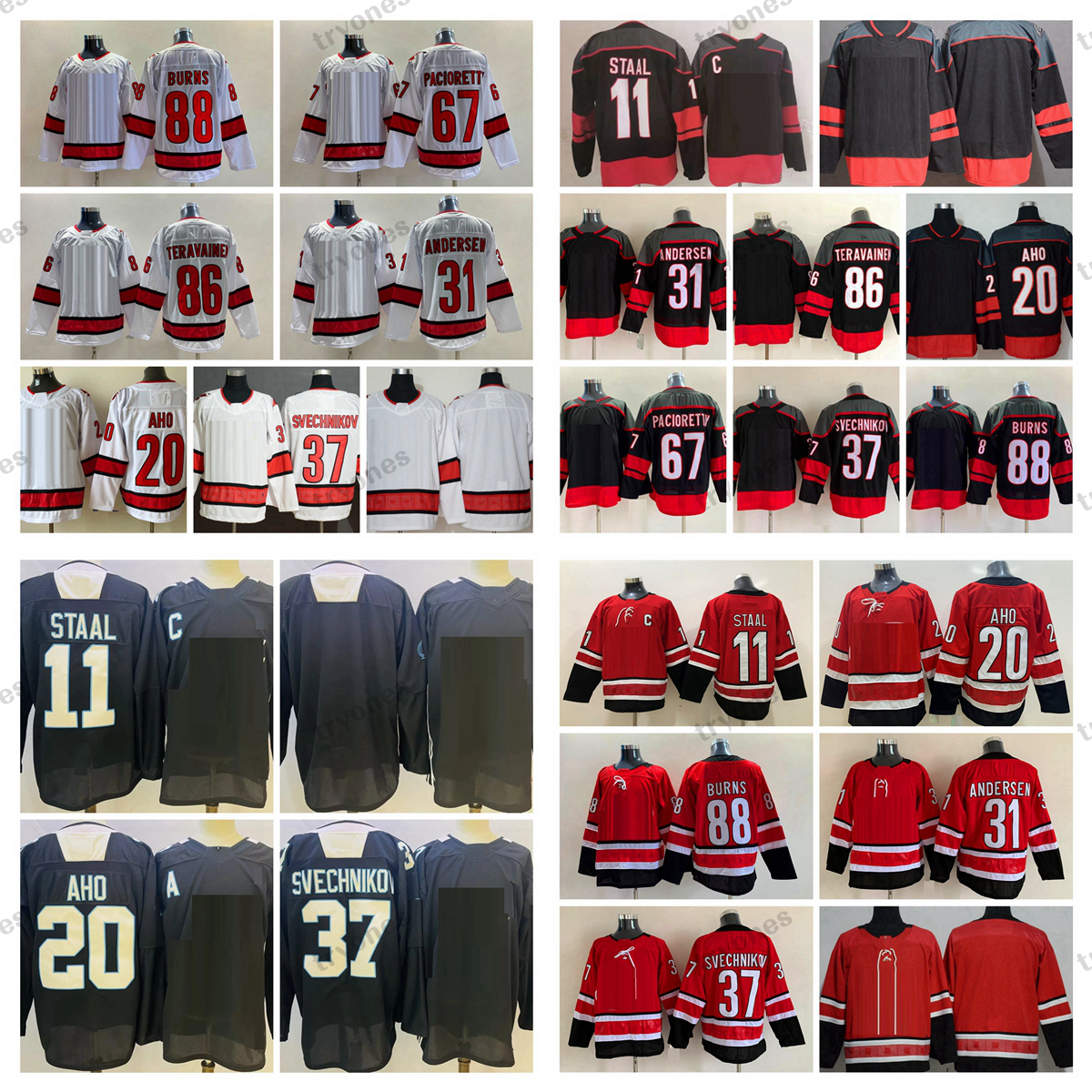 2022 Hockey Jerseys 20 Sebastian Aho 11 Staal 37 Andrei Svechnikov 86 Teuvo Teravainen 31 Frederik Andersen 88 Brent Burns 67 Max Pacioretty Red Black White Shirts, New black
2022 Hockey Jerseys 20 Sebastian Aho 11 Staal 37 Andrei Svechnikov 86 Teuvo Teravainen 31 Frederik Andersen 88 Brent Burns 67 Max Pacioretty Red Black White Shirts, New black